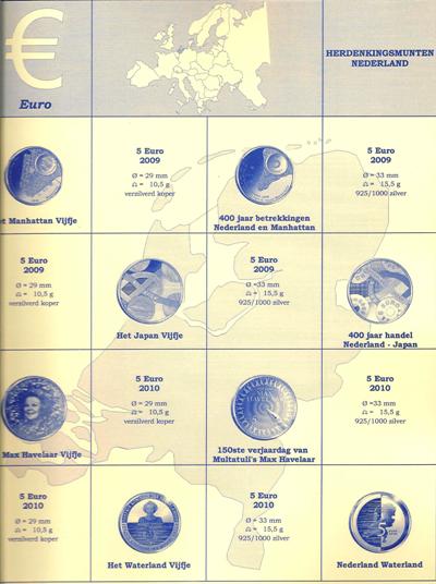 (afbeelding voor) Coincard bladen Nederland 2012+2013